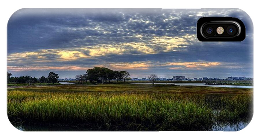 Landscapes iPhone X Case featuring the photograph Murrells Inlet Morning 3 by Mel Steinhauer