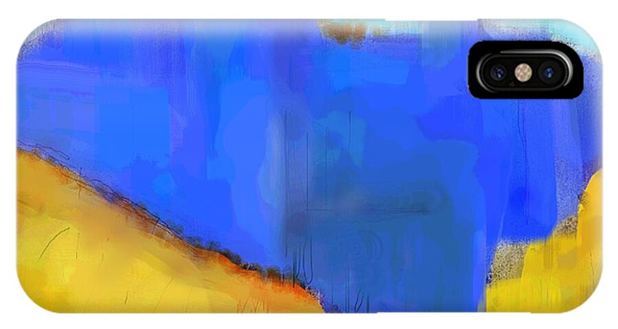 Abstract Art Prints iPhone X Case featuring the digital art Mystical by D Perry