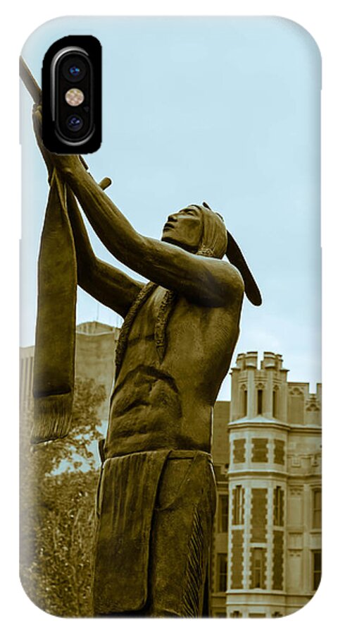 Native American iPhone X Case featuring the photograph Native Pipe on the North Oval by Hillis Creative