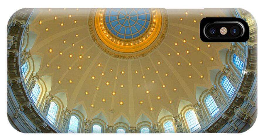 Academy iPhone X Case featuring the photograph Naval Academy Chapel side Dome by Mark Dodd