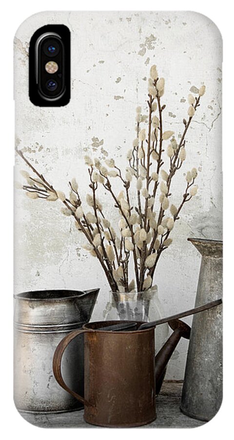 Still Life iPhone X Case featuring the photograph Neutral by Robin-Lee Vieira