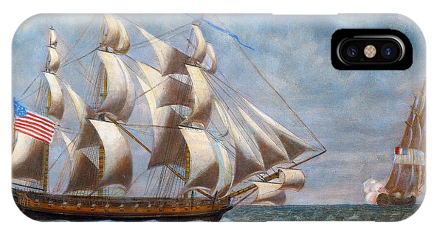 1799 iPhone X Case featuring the painting Nevis Constellation, 1799 by Granger
