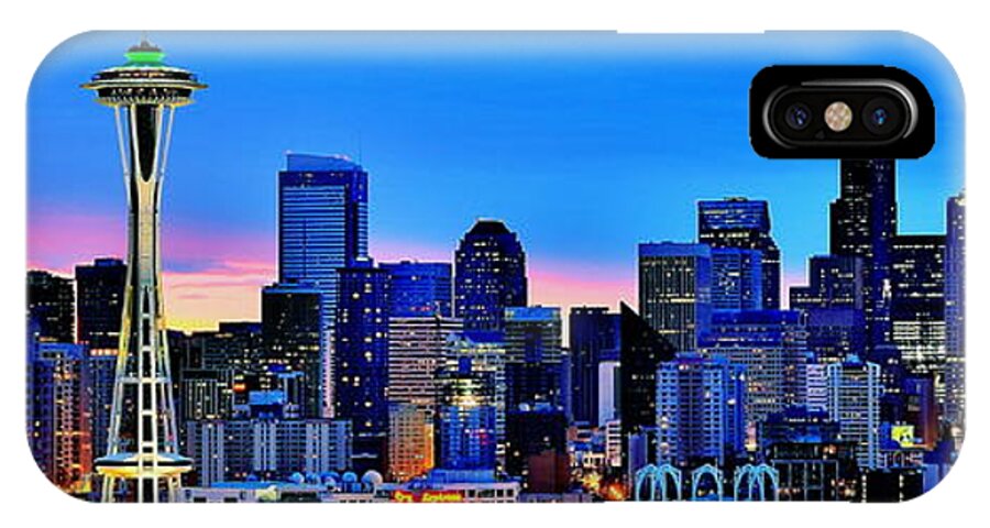 Seattle iPhone X Case featuring the photograph New Seattle Day by Benjamin Yeager