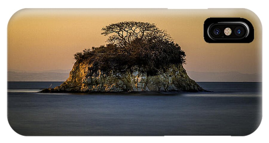 Island iPhone X Case featuring the photograph No Man is an Island by Janet Kopper