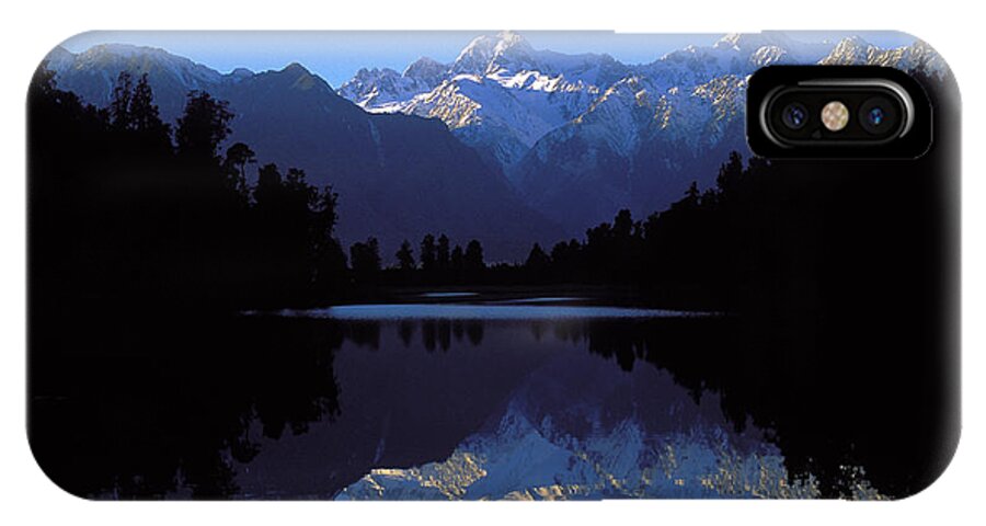 Alps iPhone X Case featuring the photograph New Zealand Alps by Steven Ralser