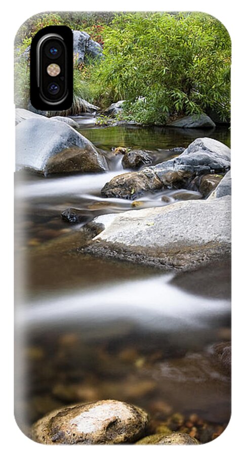 Creek iPhone X Case featuring the photograph Oak creek flowing by Bryan Keil