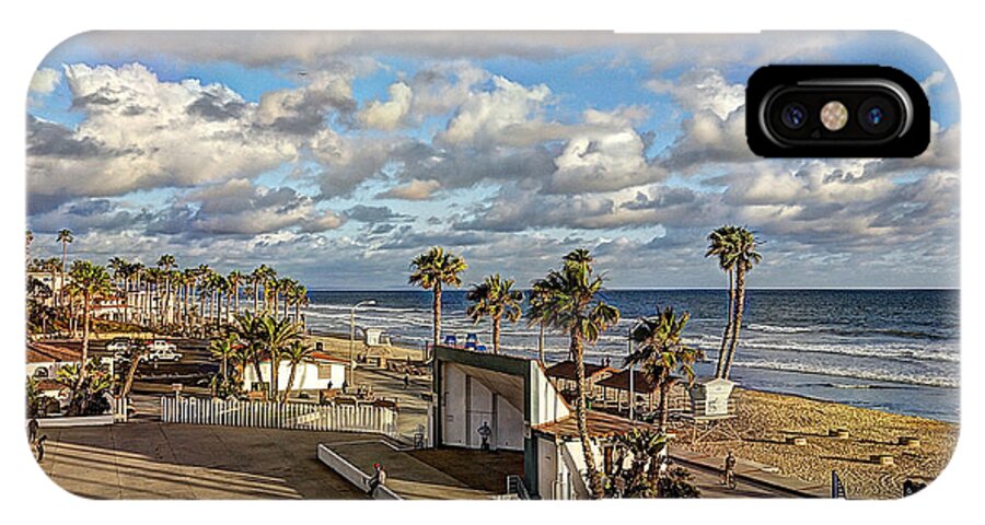 Oceanside iPhone X Case featuring the photograph Oceanside Amphitheater by Ann Patterson