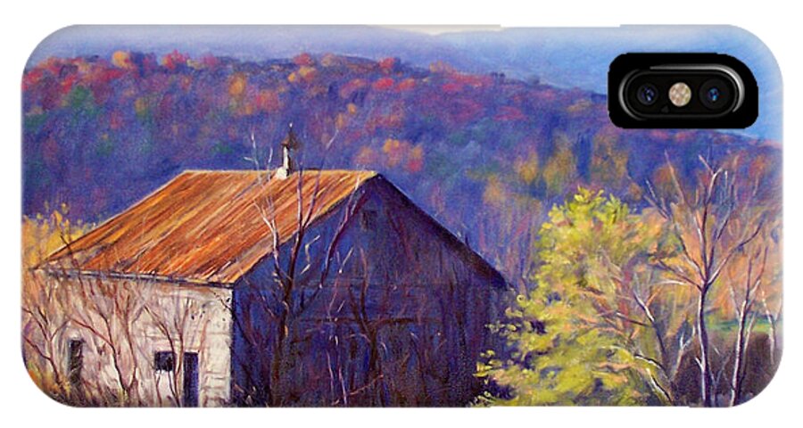 Bonnie Mason iPhone X Case featuring the painting October Morning by Bonnie Mason