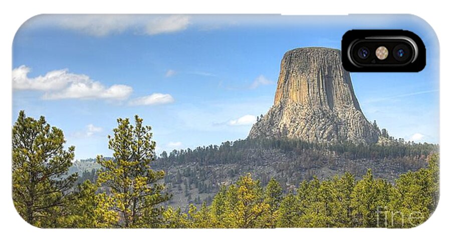 Devils Tower iPhone X Case featuring the photograph Old As The Hills by Anthony Wilkening