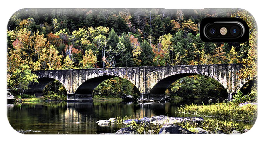 Rural iPhone X Case featuring the photograph Old Bridge by Ken Frischkorn