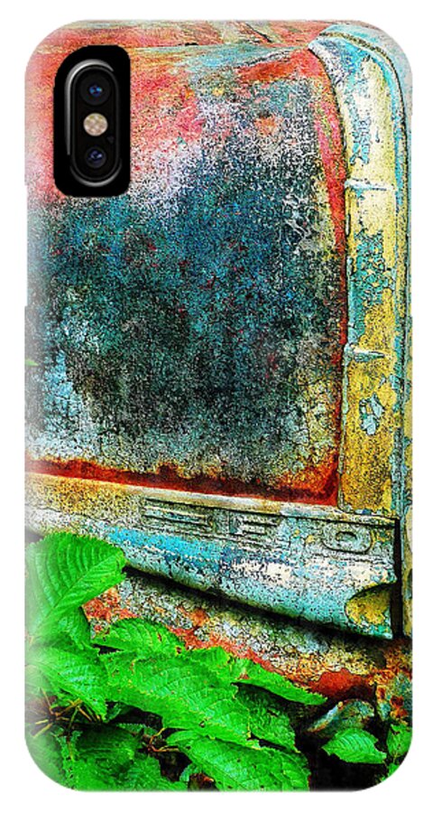 Old iPhone X Case featuring the painting Old Ford #1 by Sandy MacGowan