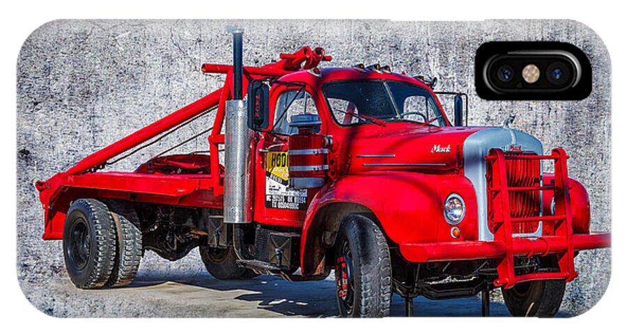 Old Truck iPhone X Case featuring the photograph Old Mack Truck by Doug Long