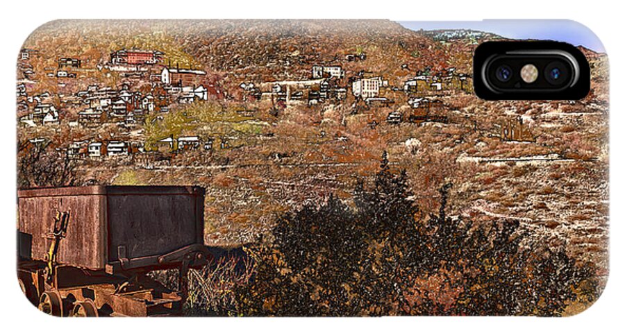 Cleopatra Hill iPhone X Case featuring the photograph Old Mining Town No.24 by Mark Myhaver