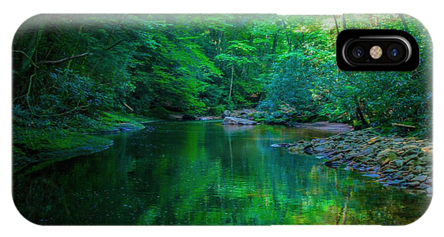 Otter Creek Wilderness iPhone X Case featuring the photograph Otter Creek Reflection by John Hannan