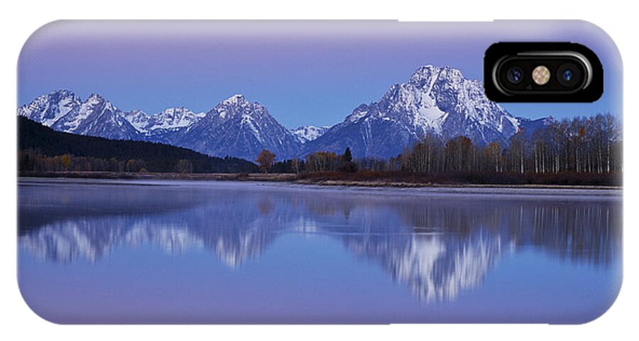 Photography iPhone X Case featuring the photograph Oxbow Bend Sunrise 1 by Lee Kirchhevel