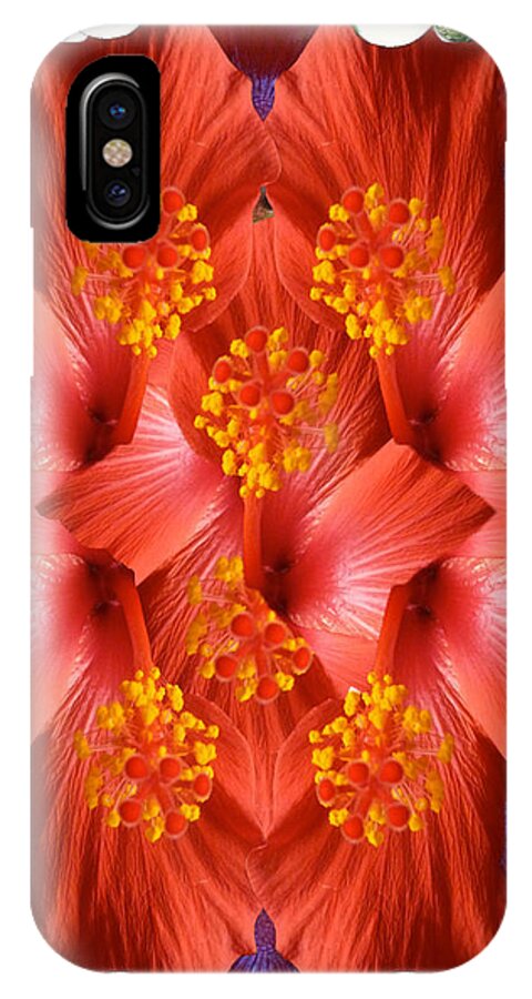 Passion iPhone X Case featuring the mixed media Passion by Alicia Kent