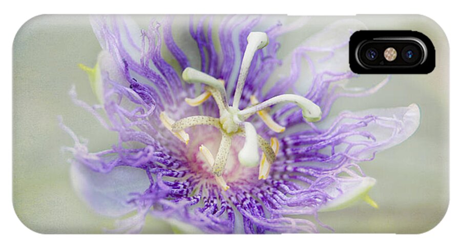 Passion Flower iPhone X Case featuring the photograph Passion Flower by Judy Hall-Folde