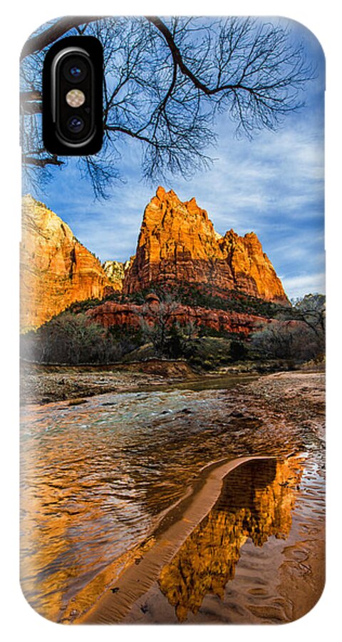 Patriarchs Of Zion iPhone X Case featuring the photograph Patriarchs of Zion by Chad Dutson