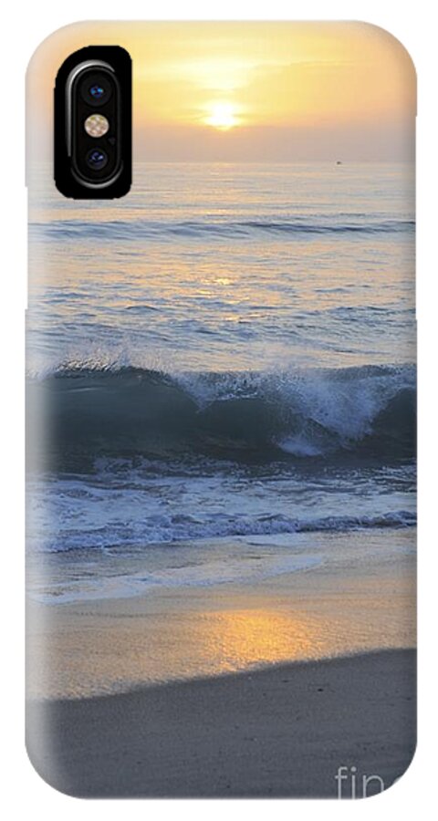 Sunset iPhone X Case featuring the photograph Peaceful Sunset by Bridgette Gomes