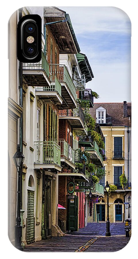 Pirate's Alley iPhone X Case featuring the photograph Pirates Alley by Heather Applegate