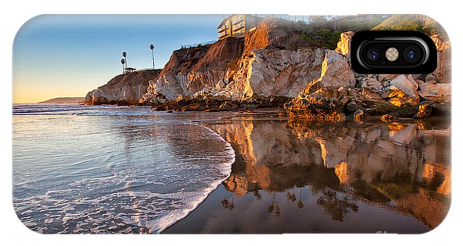 Pismo Beach iPhone X Case featuring the photograph Pismo Cliffs And Reflections by Mimi Ditchie