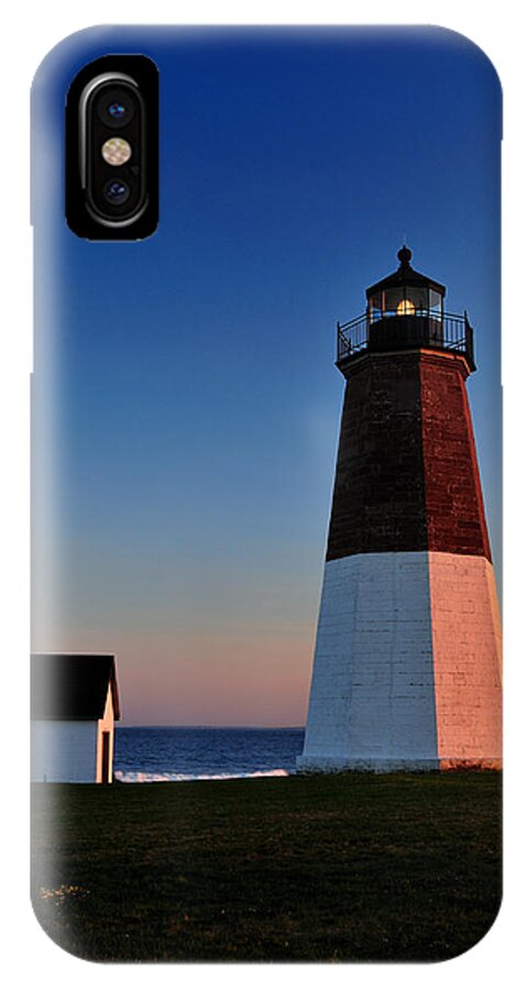 Point Judith iPhone X Case featuring the photograph Point Judith Light by TS Photo