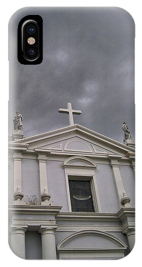 Ponce iPhone X Case featuring the photograph Ponce Cathedral by Adam Johnson