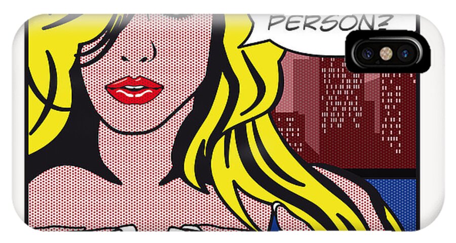 900px x 480px - Pop Art Porn Stars - Lindsay Marie iPhone X Case by Chungkong Art - Pixels