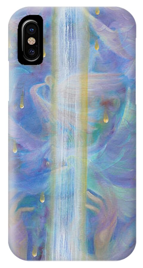 Christian Praise iPhone X Case featuring the painting Praise by Anne Cameron Cutri