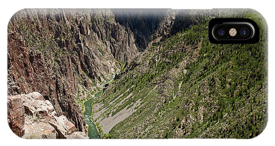 Black Canyon Of The Gunnison National Park iPhone X Case featuring the photograph Pulpit Rock Overlook Black Canyon of the Gunnison by Fred Stearns