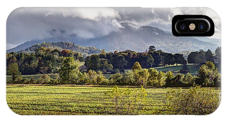 Valley iPhone X Case featuring the photograph Rabun Gap valley pano by Ules Barnwell
