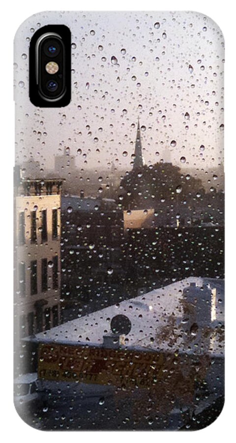 Mieczyslaw iPhone X Case featuring the photograph Ridgewood wet with rain by Mieczyslaw Rudek