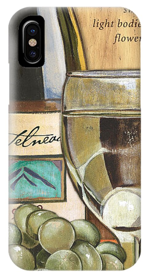 Riesling iPhone X Case featuring the painting Riesling by Debbie DeWitt