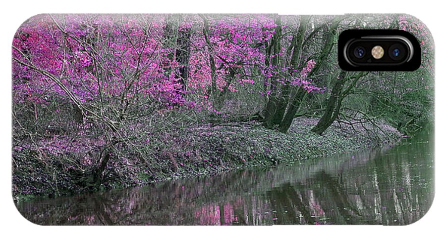 River iPhone X Case featuring the photograph River of Pastel by Lorna Rose Marie Mills DBA Lorna Rogers Photography