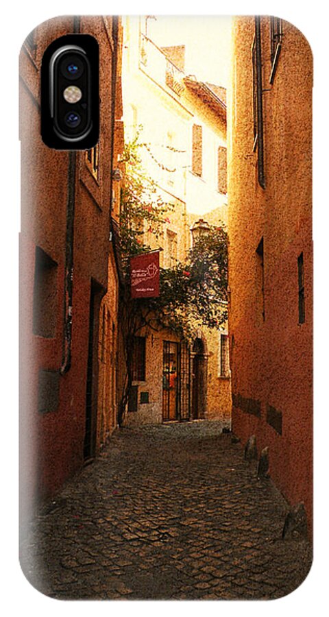Rome iPhone X Case featuring the photograph Romano Cartolina by Micki Findlay