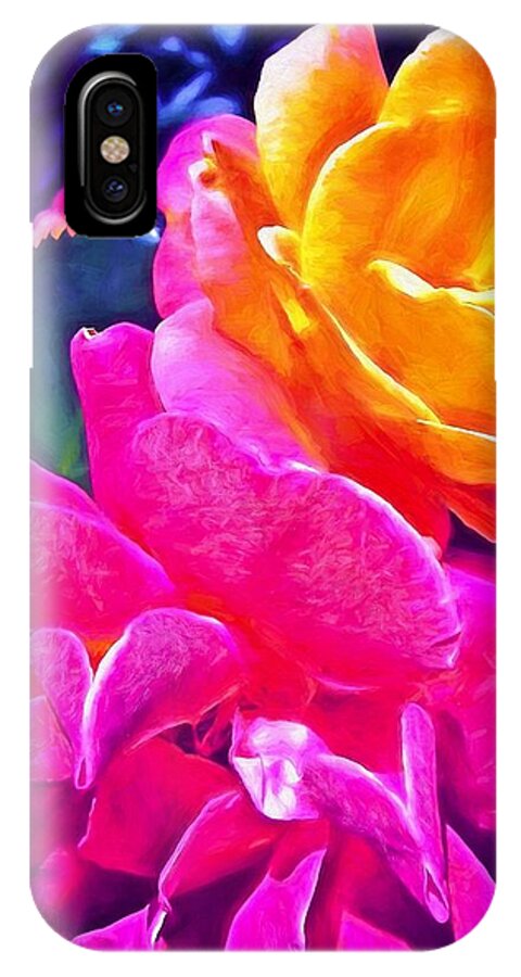 Flowers iPhone X Case featuring the photograph Rose 49 by Pamela Cooper