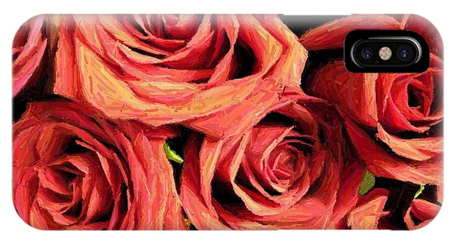 Rose iPhone X Case featuring the photograph Roses For Your Wall by Joseph Baril