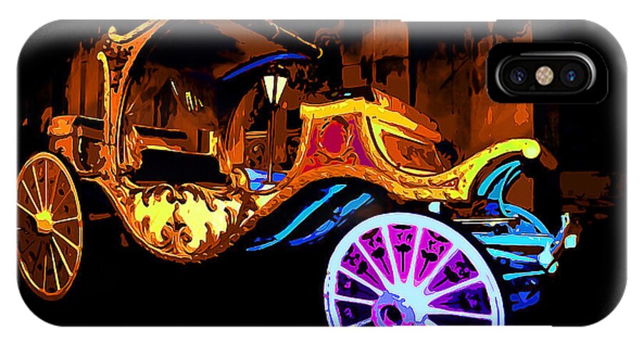 Transportation iPhone X Case featuring the painting Royal Carriage by CHAZ Daugherty