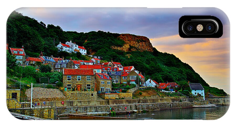 Landscape iPhone X Case featuring the photograph Runswick Bay England by Martyn Arnold