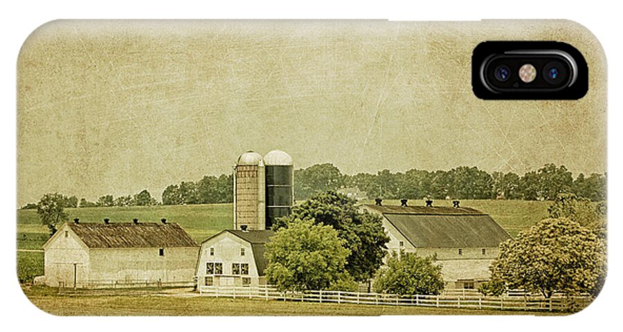 Barn iPhone X Case featuring the photograph Rustic Farm - Barn by Kim Hojnacki