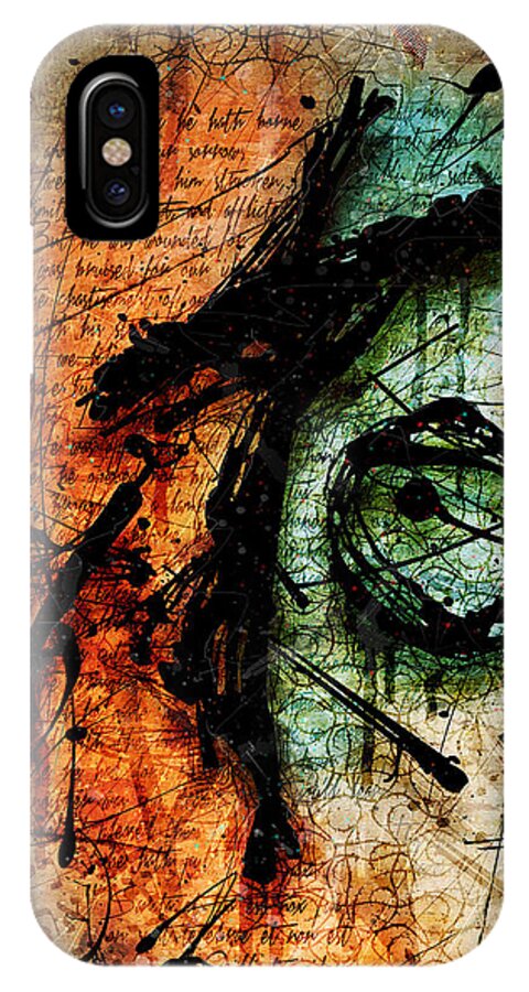 Christian Art Digital Art iPhone X Case featuring the digital art Sacrifice by Gary Bodnar