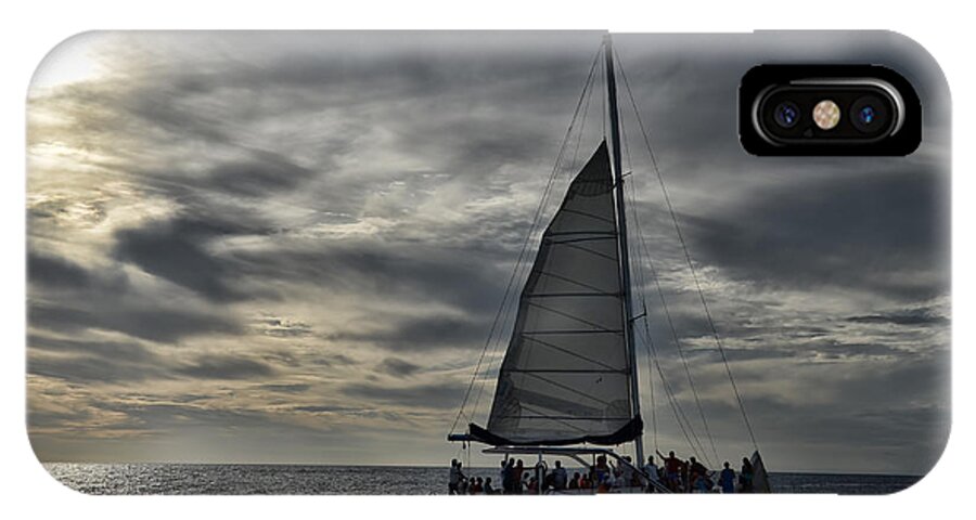 Punta Cana iPhone X Case featuring the photograph Sailing The Caribbean by Judy Wolinsky