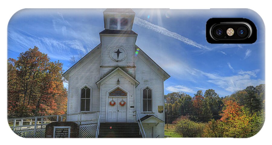 National Register Of Historic Places iPhone X Case featuring the photograph Sam Black Church by Jaki Miller