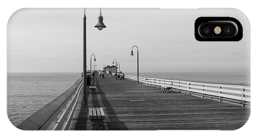 Pier iPhone X Case featuring the photograph San Clemente Pier by Ana V Ramirez