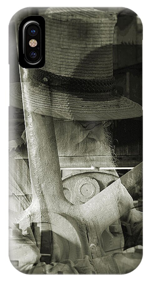 Old Man iPhone X Case featuring the photograph Sawmill by Jerry Hart