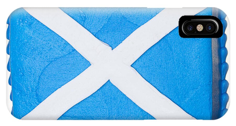 Patriotism iPhone X Case featuring the photograph Scottish Cake by Diane Macdonald