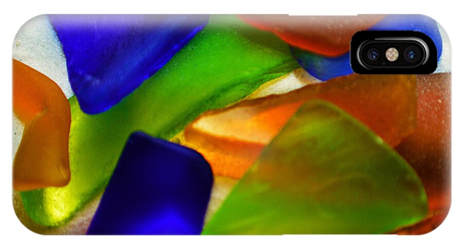 Original Photo iPhone X Case featuring the photograph Sea Glass II by Sherry Allen