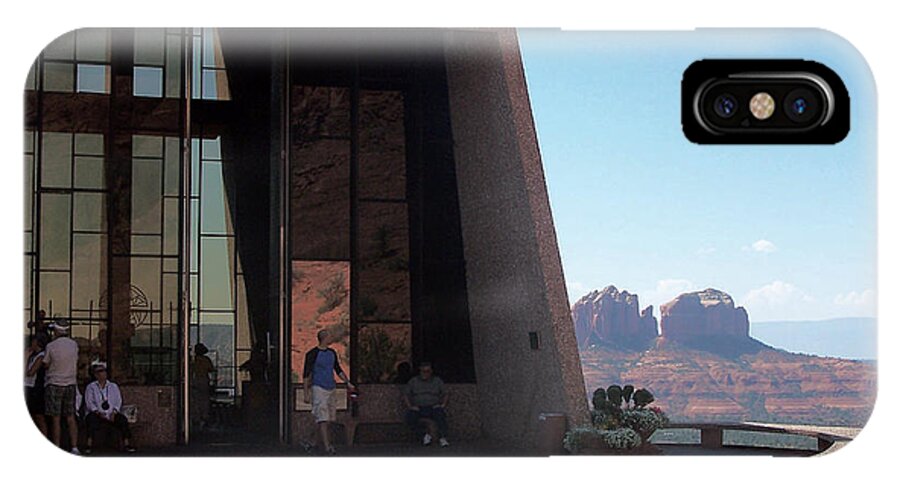 Sedona Arizona iPhone X Case featuring the photograph Sedona Chapel 2 by Tom Doud