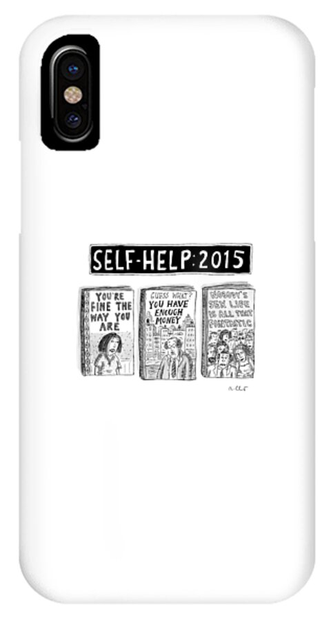 Self Help: 2015 -- Three Books With Titles That iPhone X Case