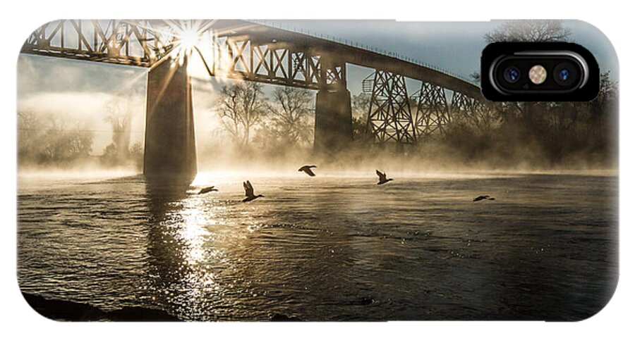 Sacramento River iPhone X Case featuring the photograph Silent Flight by Randy Wood